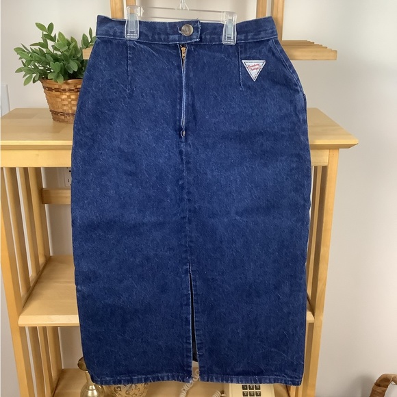 VTG 80s Women's  Jean (Denim) Skirt - Picture 2 of 8
